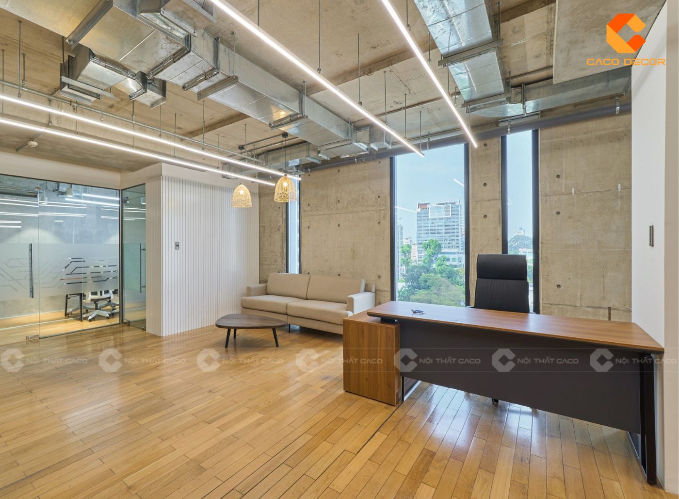 thi công nội thất văn phòng hình 4