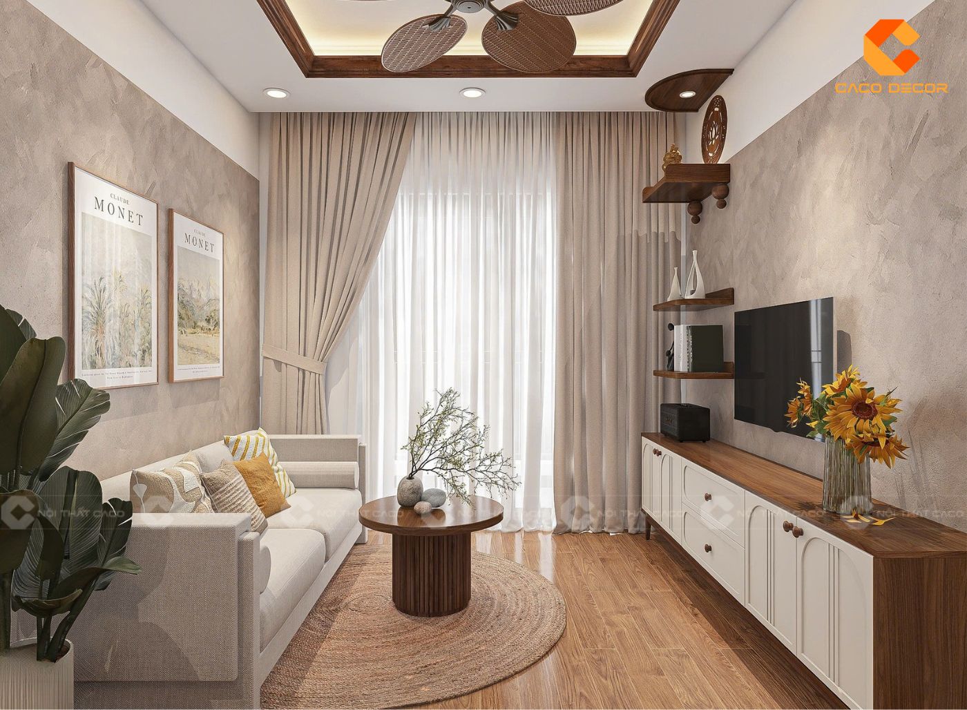 Thi công nội thất chung cư trọn gói giá tốt tại Nội Thất CaCo