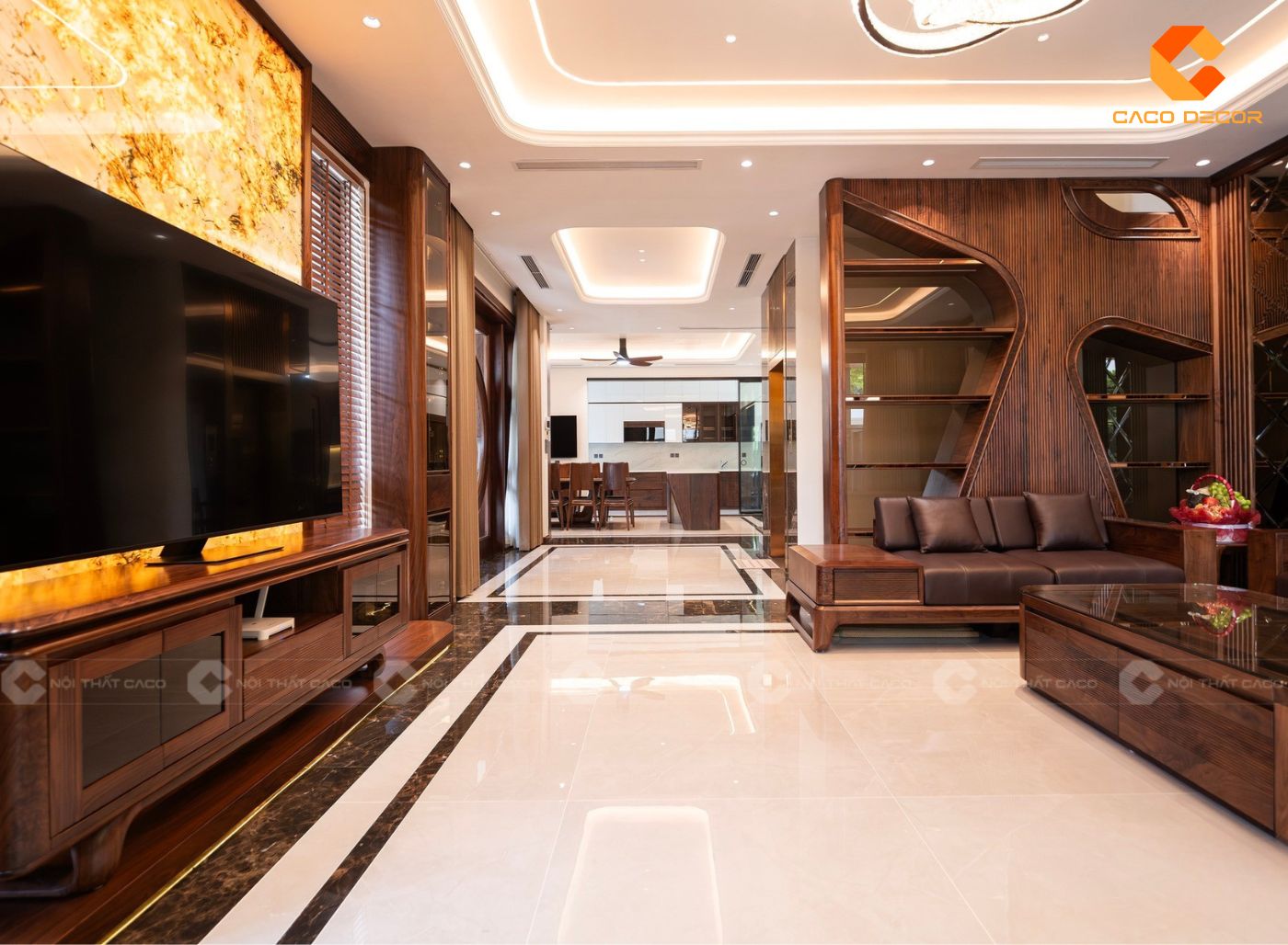 Thi Công Nội Thất Phòng Khách Trọn Gói, Đẹp, Không Phát Sinh 7