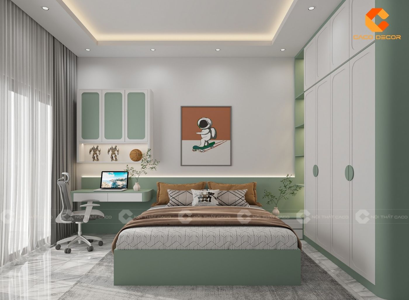 thiết kế nội thất nhà phố hình 11