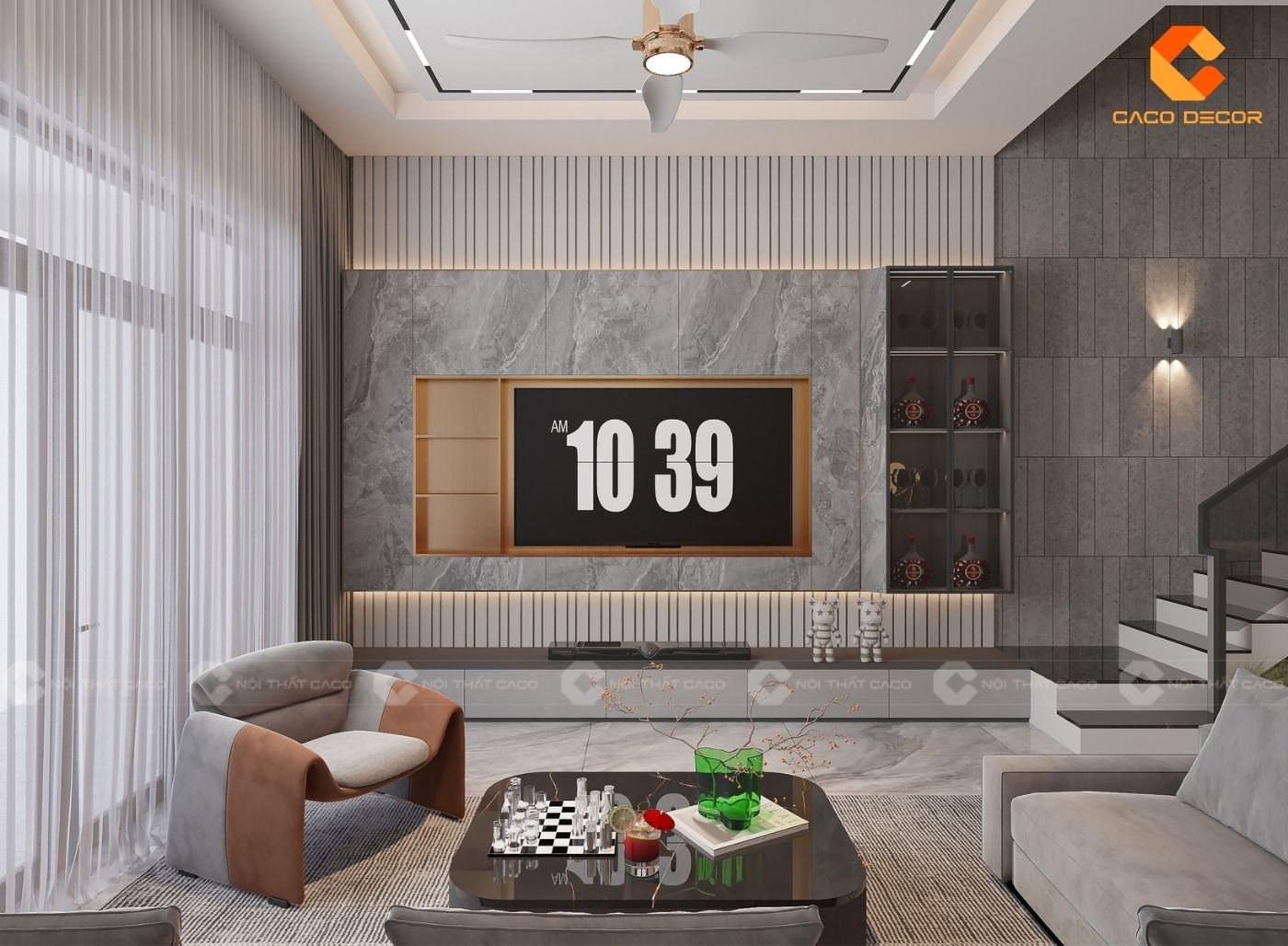 thiết kế nội thất nhà phố hình 4