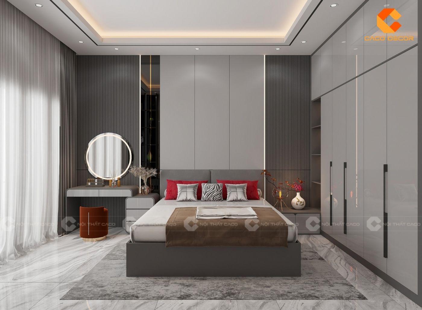 thiết kế nội thất nhà phố hình 9