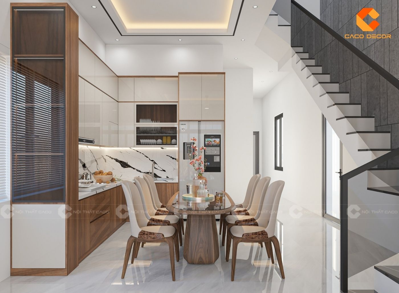 99+ Mẫu Thiết Kế Nội Thất Nhà Phố Đẹp Xu Hướng 2026 6