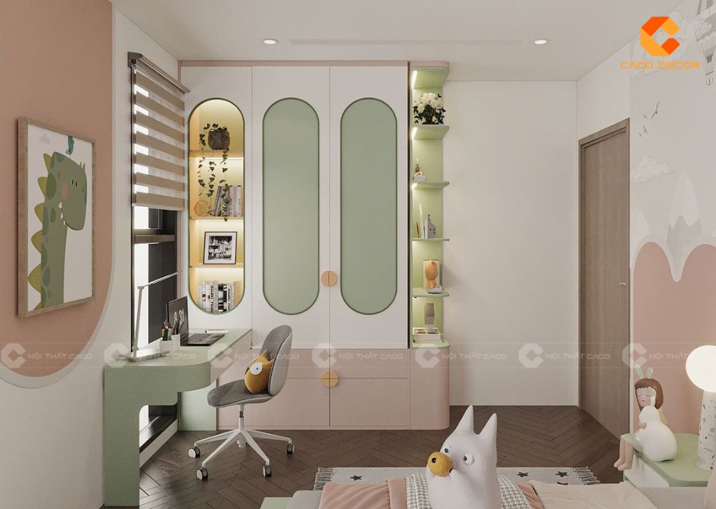 Thiết Kế Nội Thất Phòng Trẻ Em Cho Chị Nga Tại Bình Thạnh 5