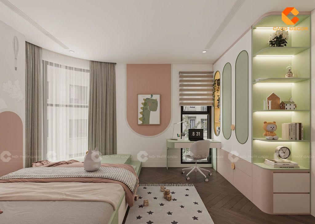 Thiết Kế Nội Thất Phòng Trẻ Em Cho Chị Nga Tại Bình Thạnh 2