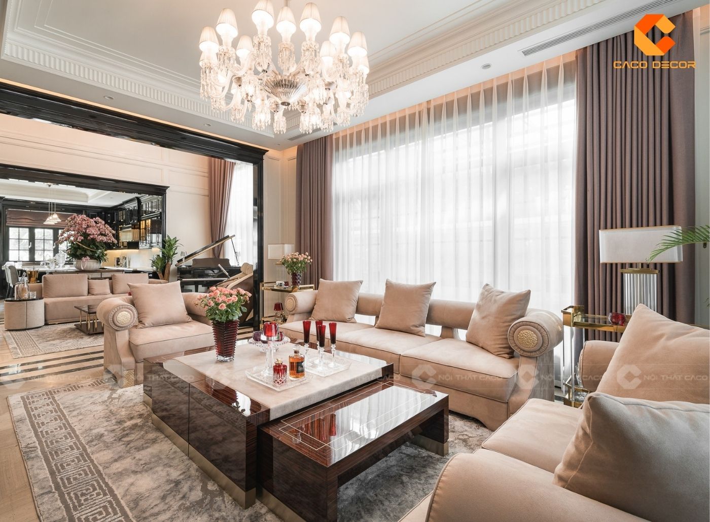 Mẫu thiết kế nội thất hiện đại cho phòng khách