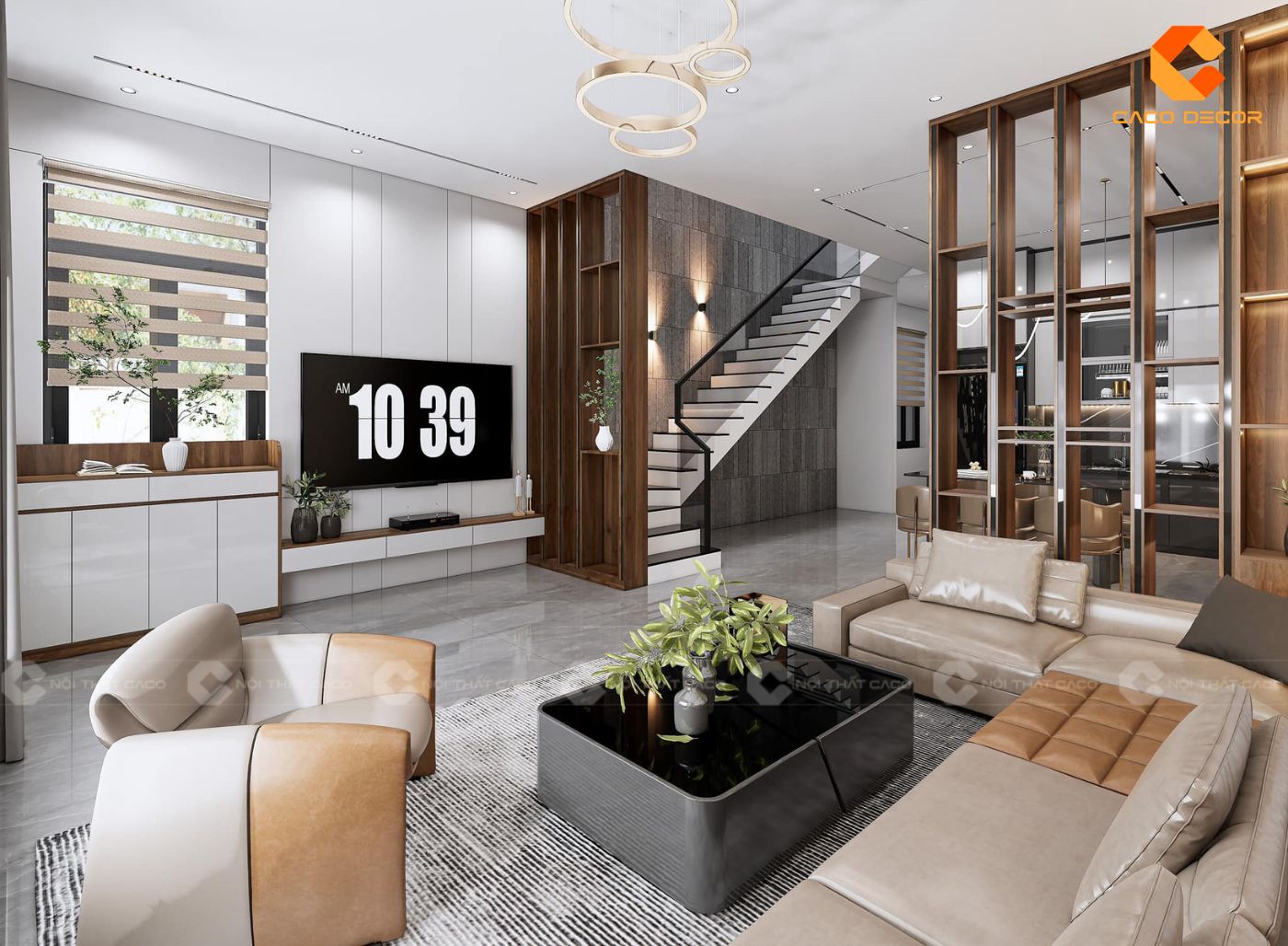 Bố trí nội thất phù hợp giúp tăng thẩm mỹ cho nhà phố