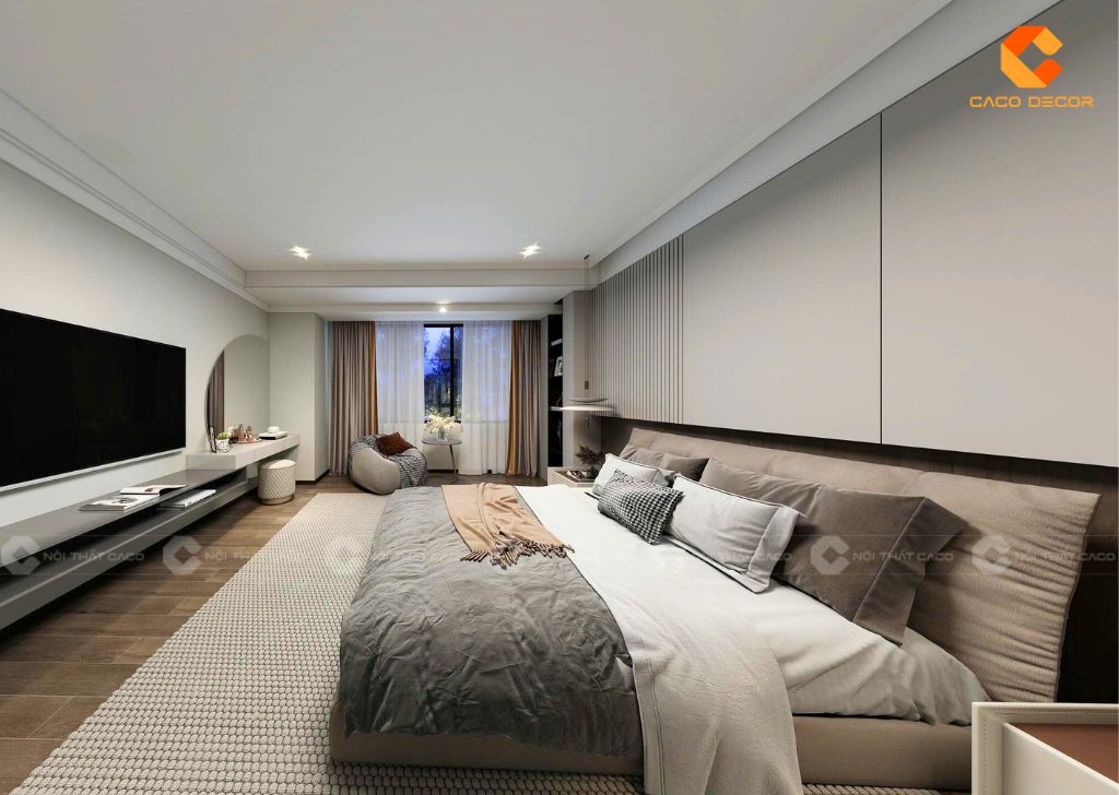 Thiết Kế Nội Thất Phòng Ngủ 30m2 Cho Anh Dũng P. Tân Thuận 1