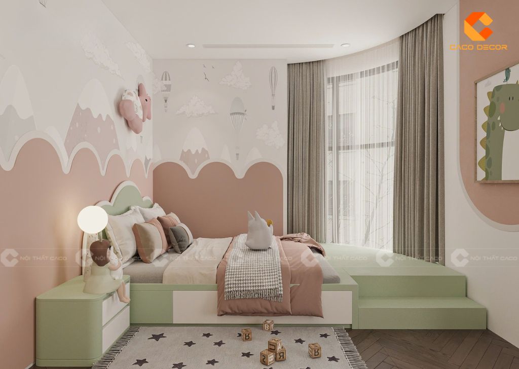 Thiết Kế Nội Thất Phòng Trẻ Em Cho Chị Nga Tại Bình Thạnh 3