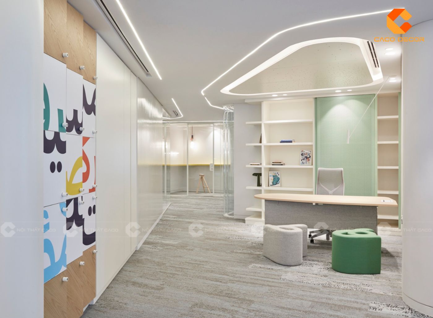 Thiết kế nội thất văn phòng hình 3