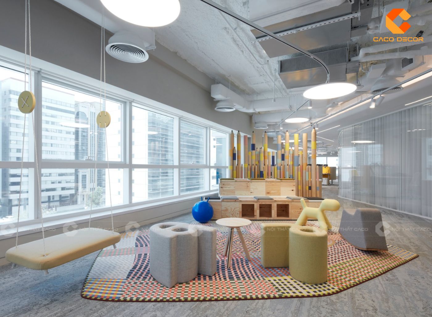 Thiết kế nội thất văn phòng hình 10