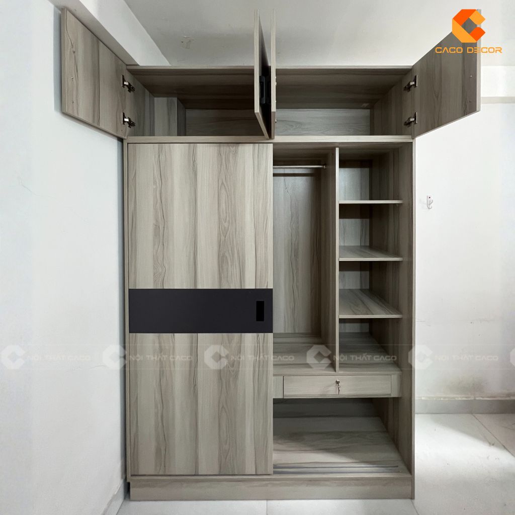 Hình chụp thực tế tủ quần áo bàn giao tại công trình