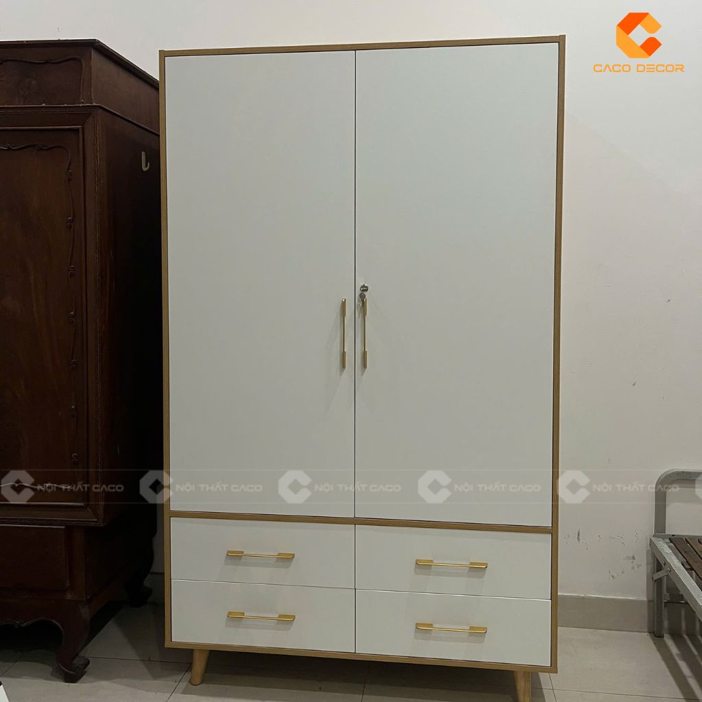 Hình chụp thực tế tủ quần áo gỗ công nghiệp TAM099