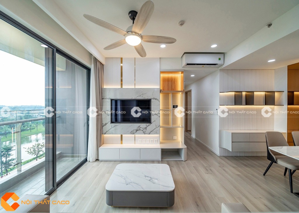 Thi công nội thất chung cư Habitat của anh Hoàng tại Bến Tre 6