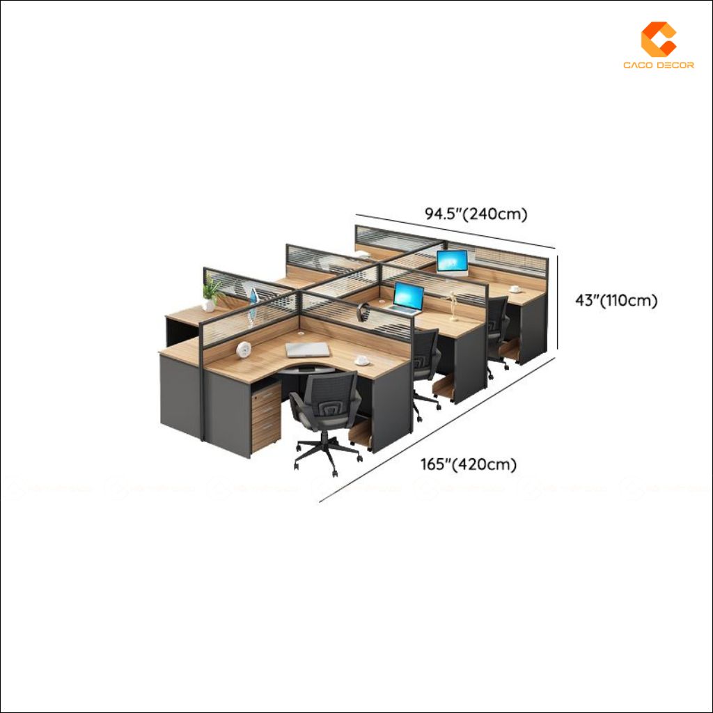 Kích thước bàn làm việc nhân viên BLVNV23