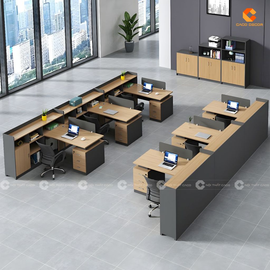 Bàn Làm Việc Nhân Viên BLVNV24 Đa Năng, Hiện Đại 4