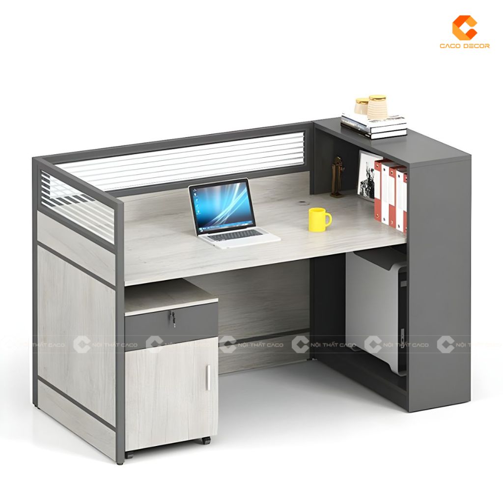 Bàn Làm Việc Nhân Viên BLVNV26 Gỗ MDF Cao Cấp Bền Đẹp 8