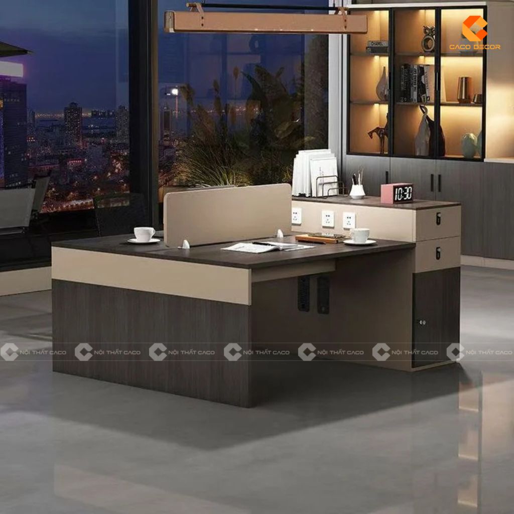 Bàn Làm Việc Nhân Viên BLVNV30 Đẹp Hiện Đại 1