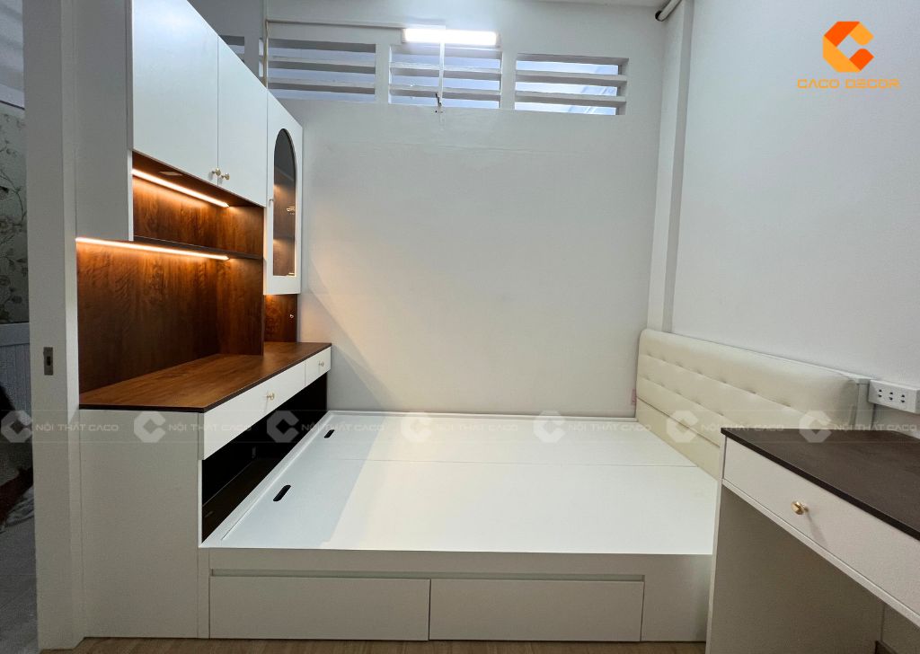 Hình thực tế combo phòng ngủ CBPN176 bàn giao
