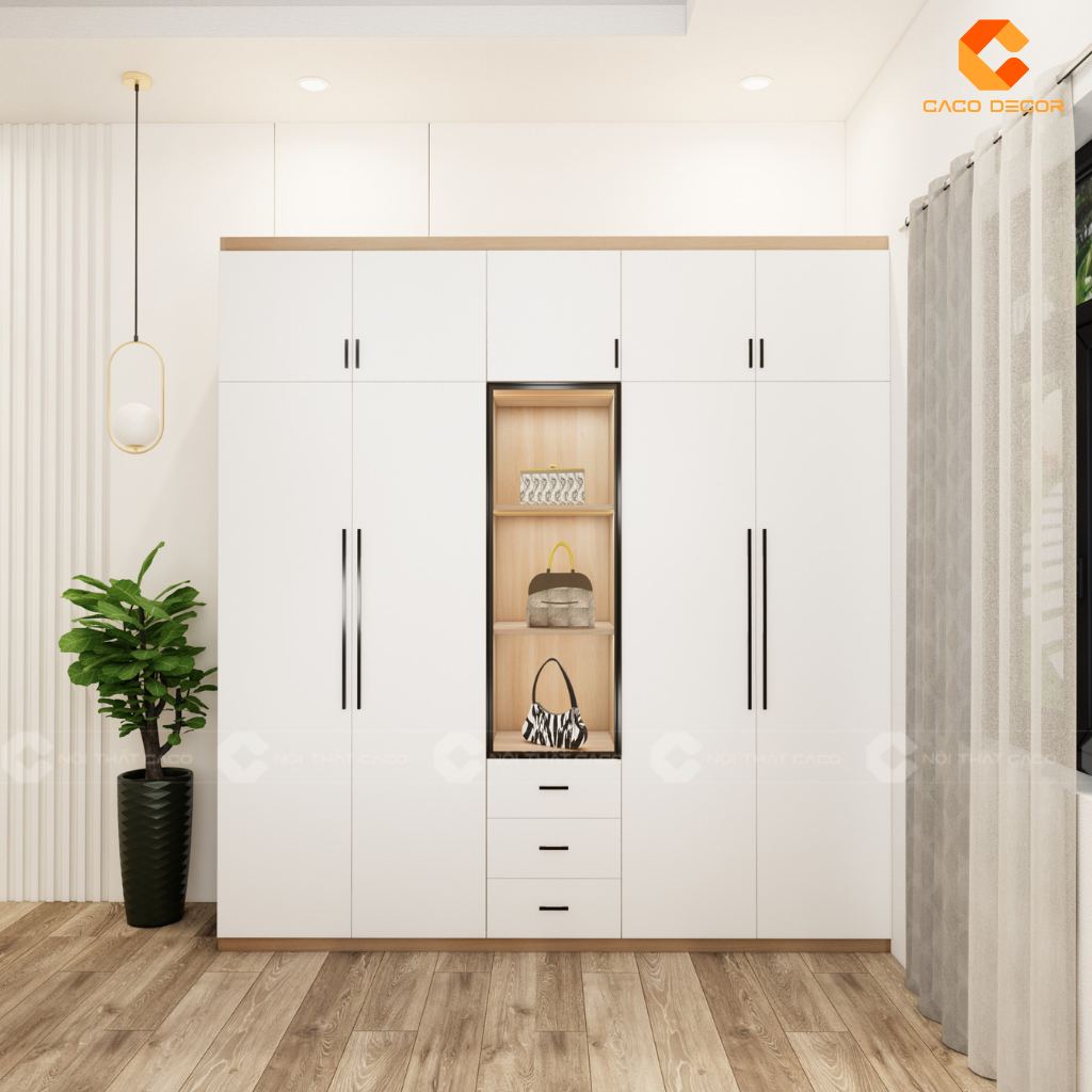 Mua Tủ Gỗ Công Nghiệp Đựng Quần Áo Giá Tốt Tại Nội Thất CaCo 6