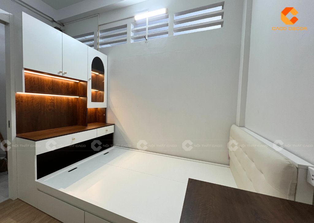 Combo phòng ngủ gỗ công nghiệp CBPN176 bàn giao