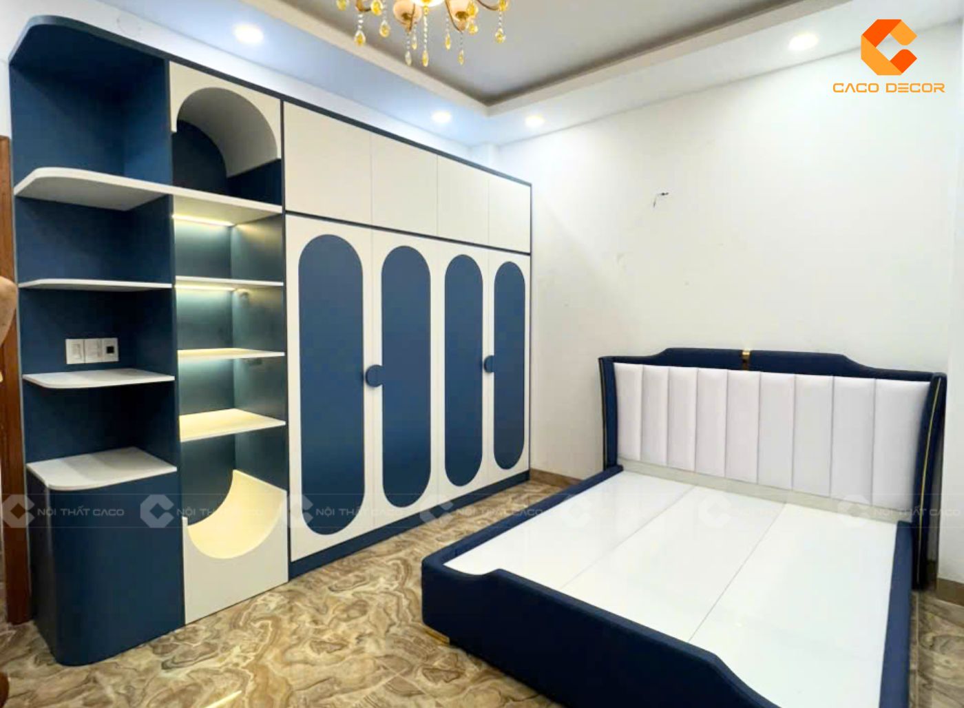 CaCo thi công nội thất phòng ngủ cho bé trai Quận 12