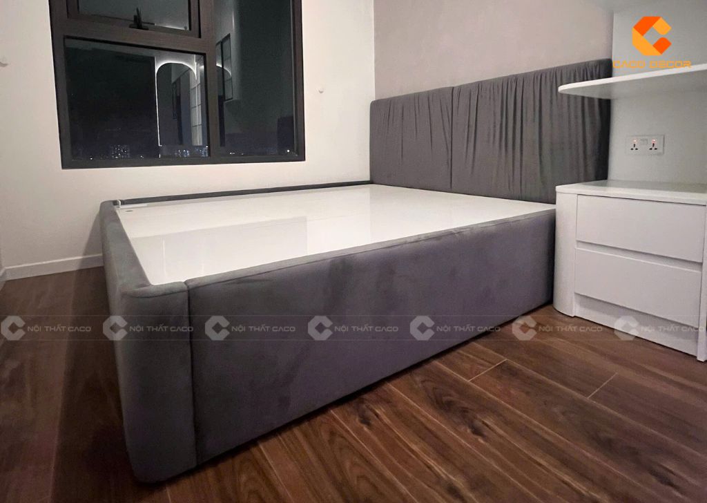 Hình thực tế giường ngủ của phòng ngủ 1 tại công trình