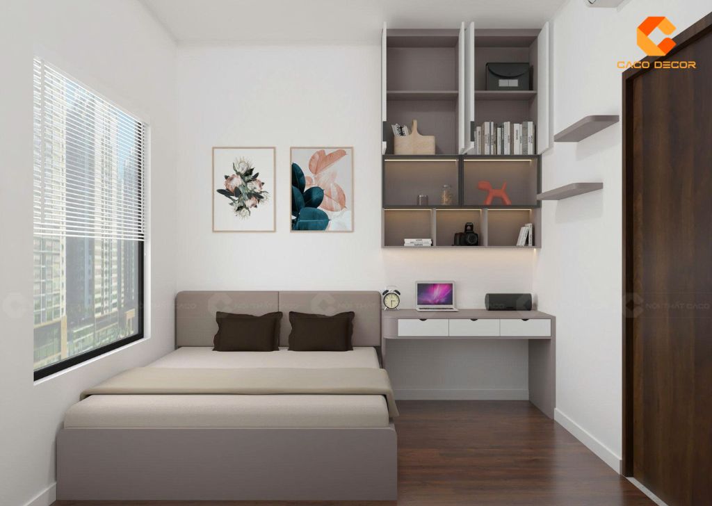 Thiết kế nội thất phòng ngủ 2 hiện đại