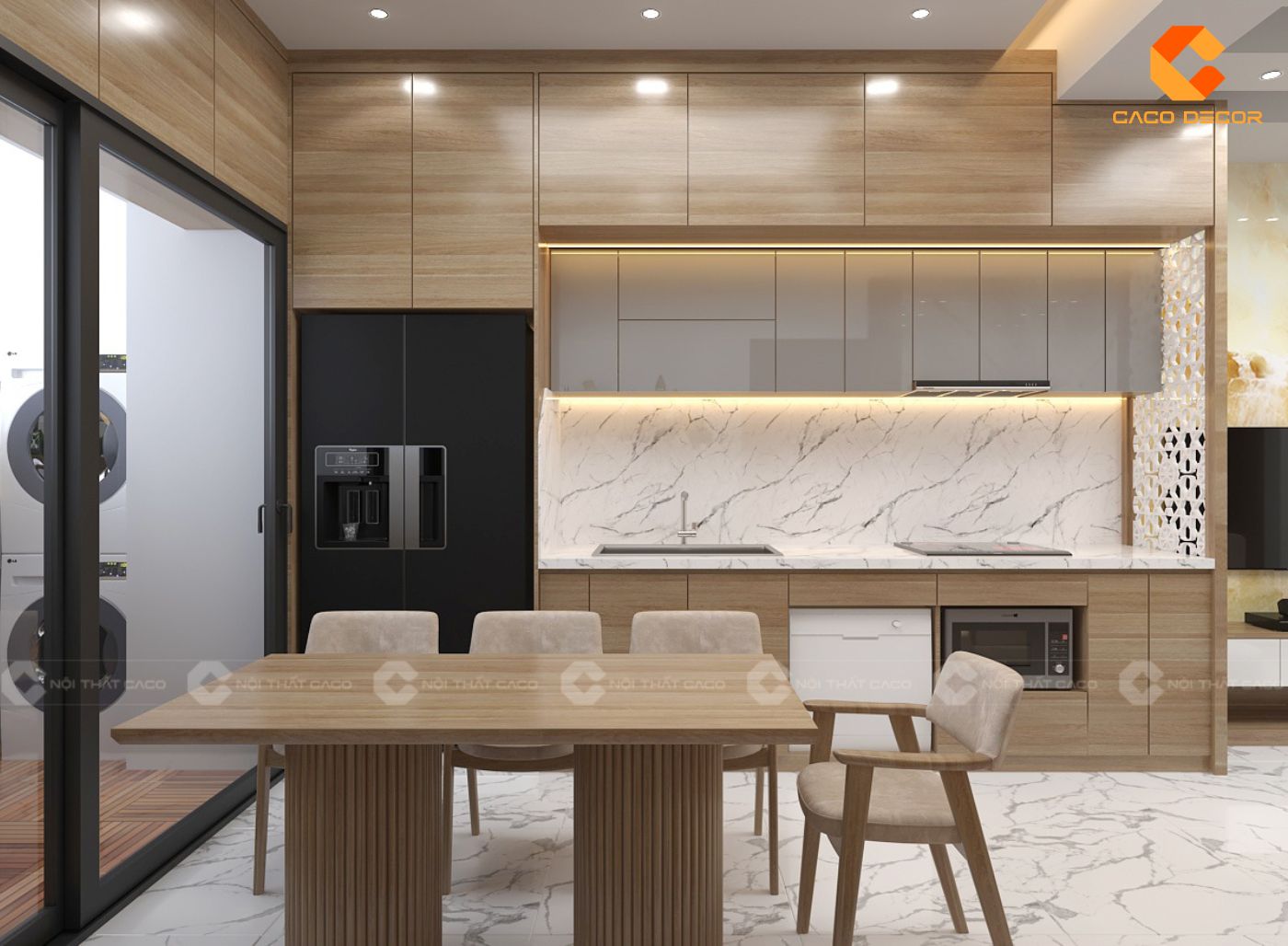 Thi công nội thất nhà bếp 13