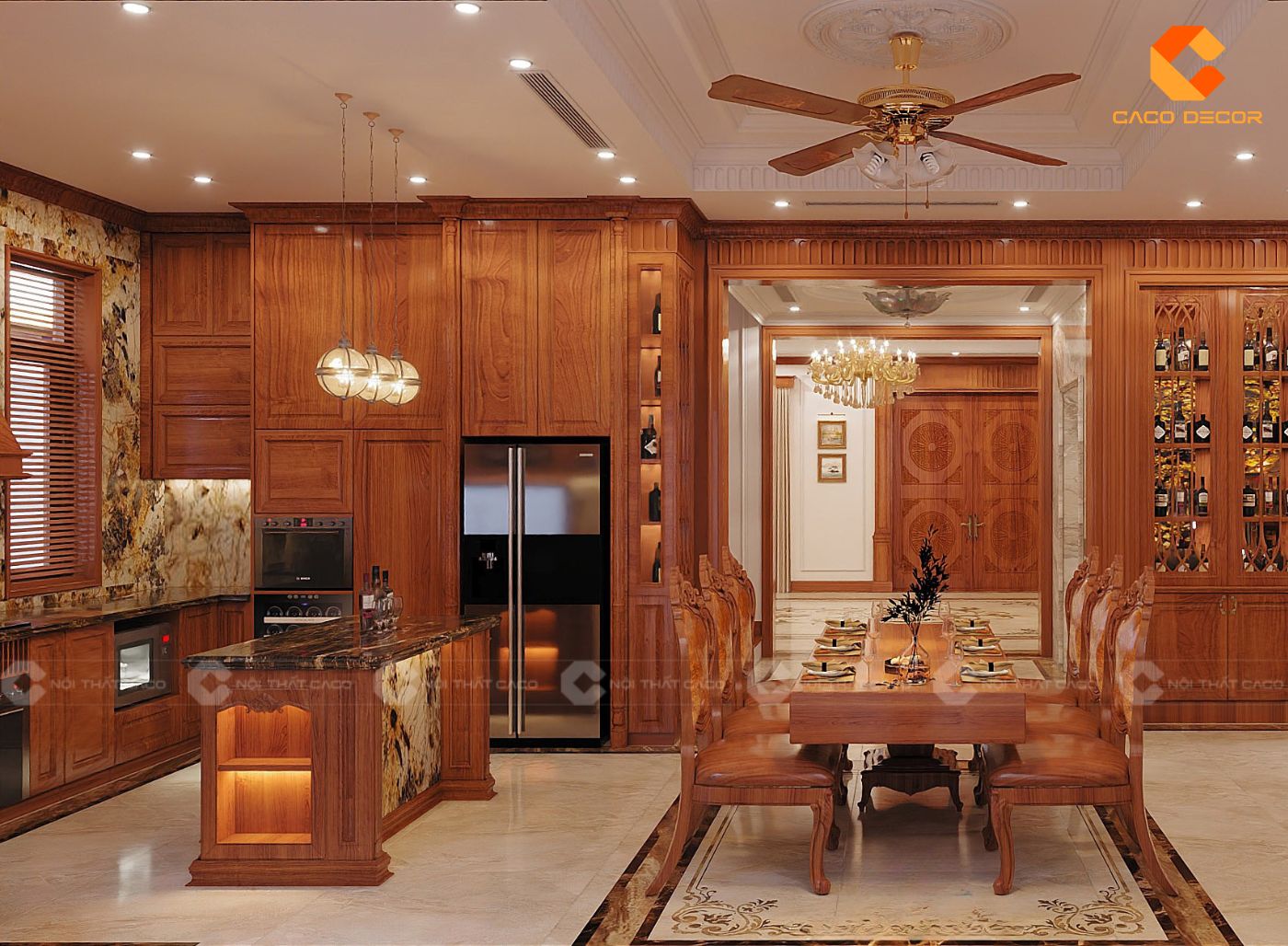 thiết kế nội thất nhà bếp hình 6