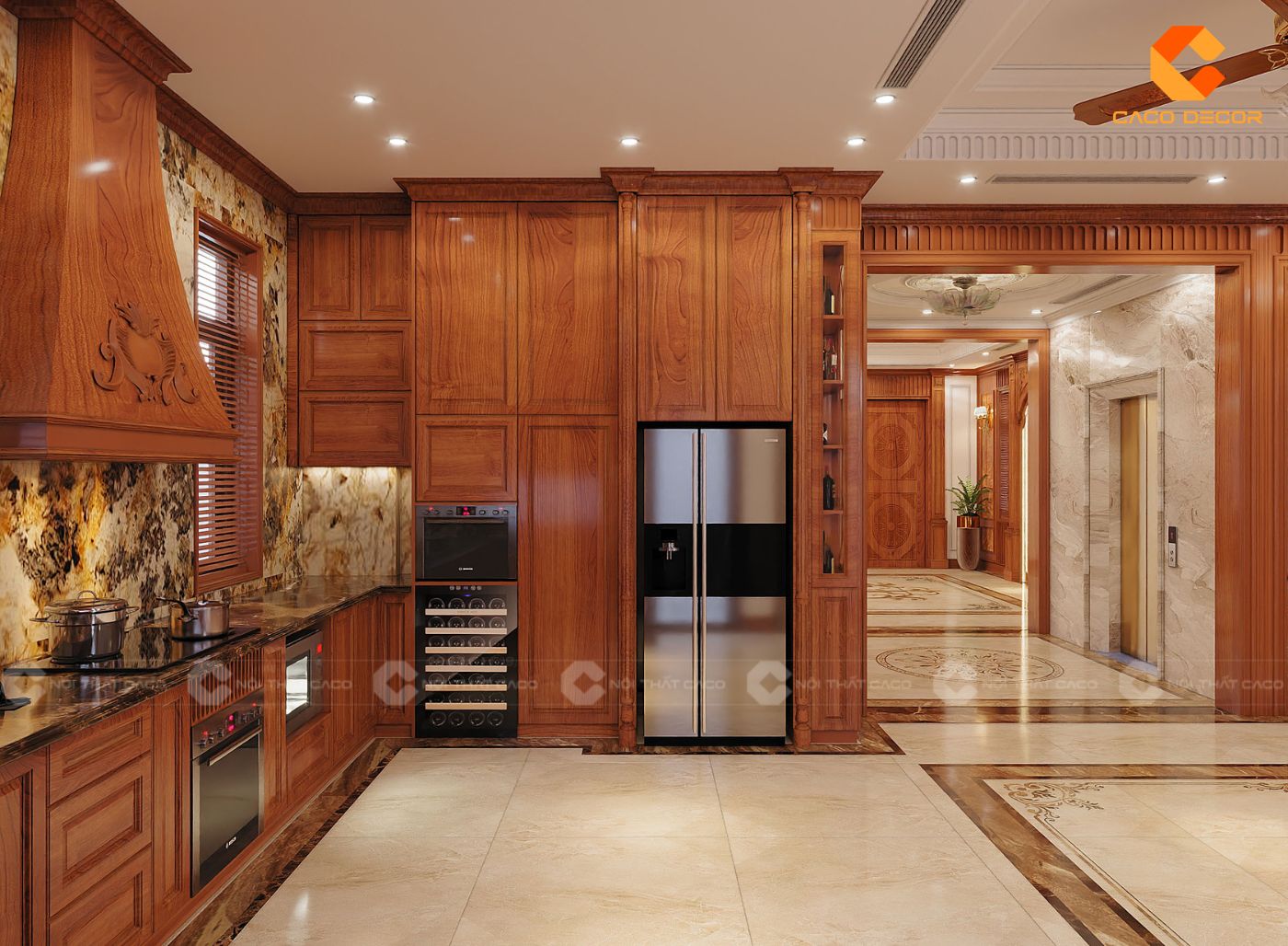 thiết kế nội thất nhà bếp hình 4