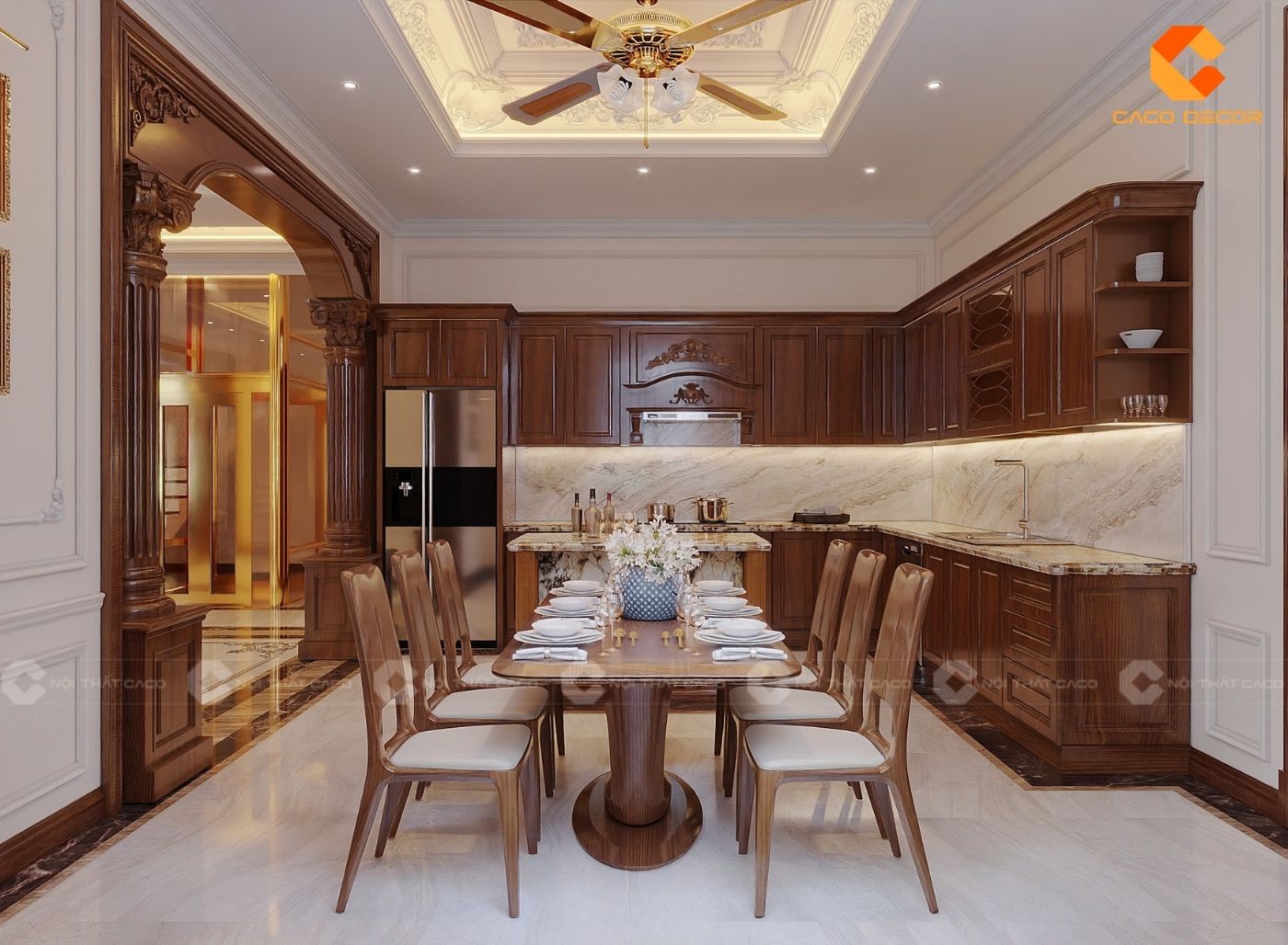 thiết kế nội thất nhà bếp 3