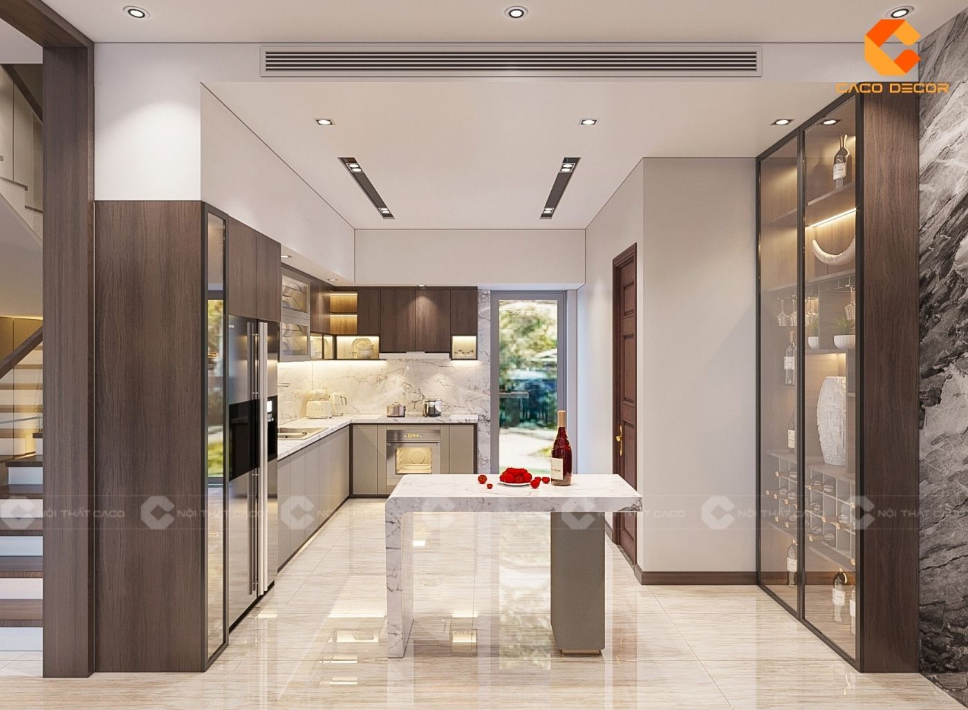 thiết kế nội thất nhà bếp 4