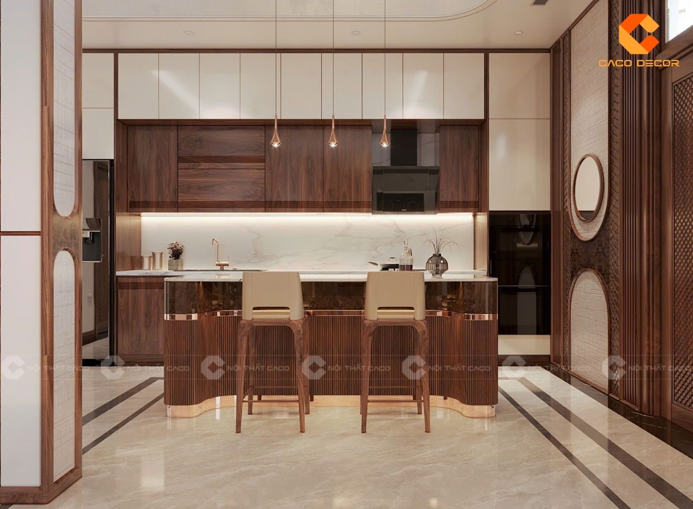 thiết kế nội thất nhà bếp 5