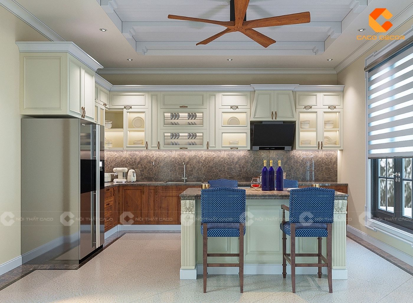 thiết kế nội thất nhà bếp 15