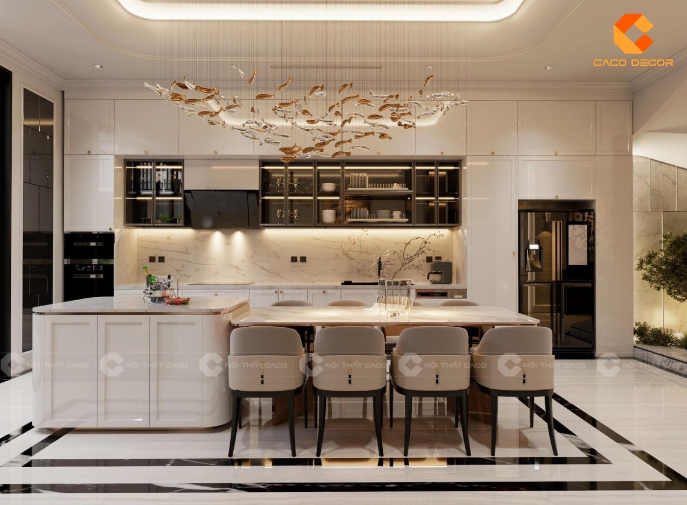 thiết kế nội thất nhà bếp 10