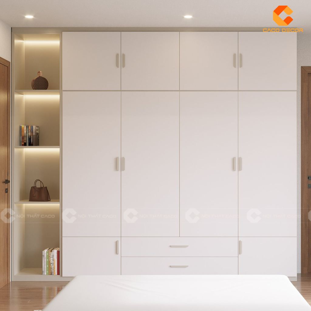 Mua Tủ Gỗ Công Nghiệp Đựng Quần Áo Giá Tốt Tại Nội Thất CaCo 16