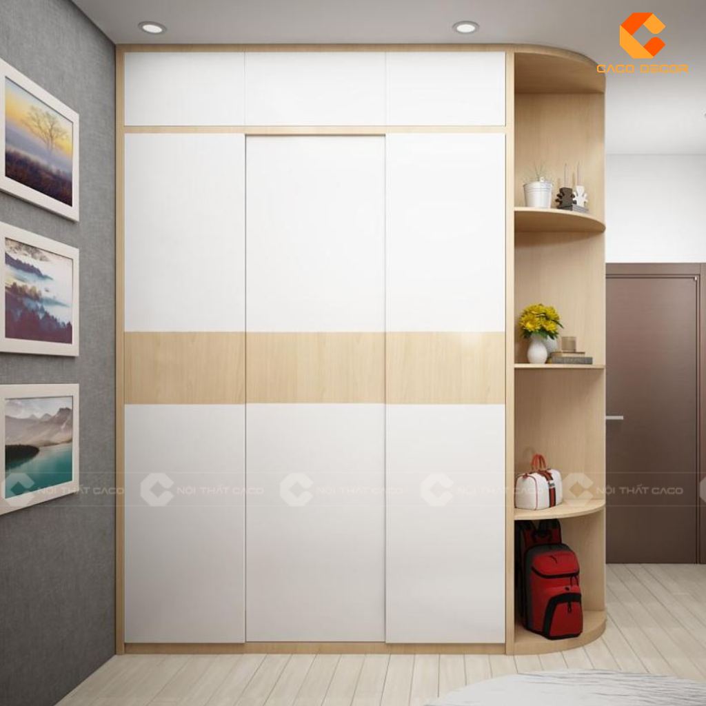 Mua Tủ Gỗ Công Nghiệp Đựng Quần Áo Giá Tốt Tại Nội Thất CaCo 18