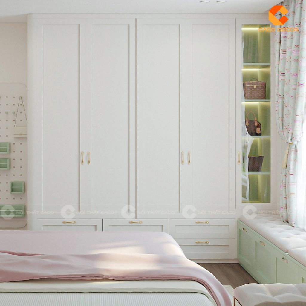 Mua Tủ Gỗ Công Nghiệp Đựng Quần Áo Giá Tốt Tại Nội Thất CaCo 23