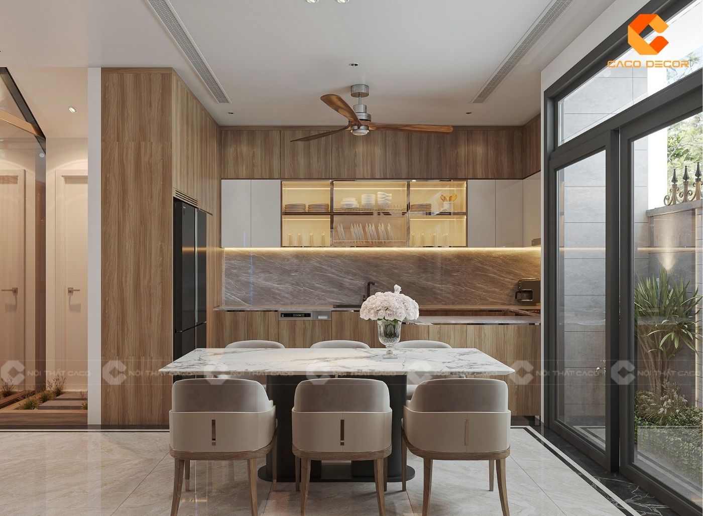 thiết kế nội thất nhà bếp 13