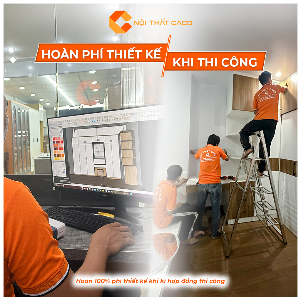 Hoàn phí thiết kế khi thi công