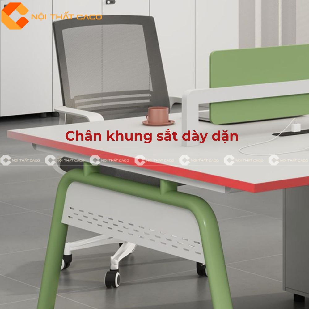 Chân bàn khung sắt dày dặn chịu lực cao