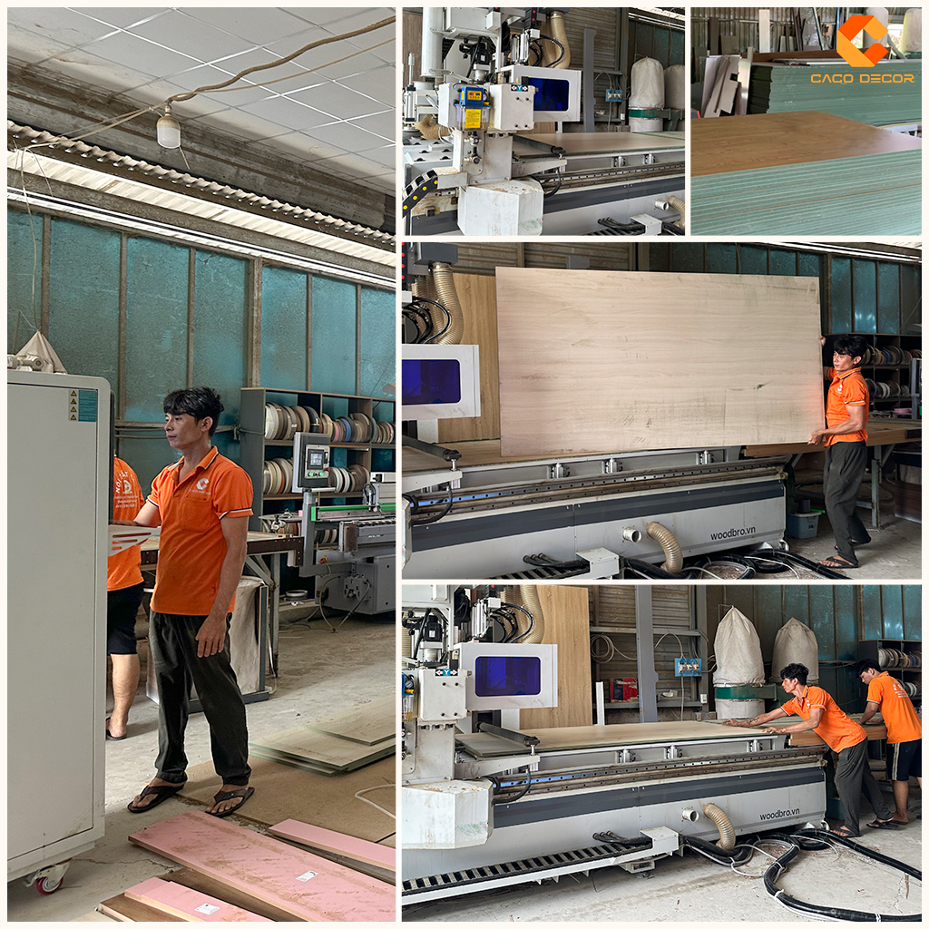 Máy móc hiện đại quy mô lớn 