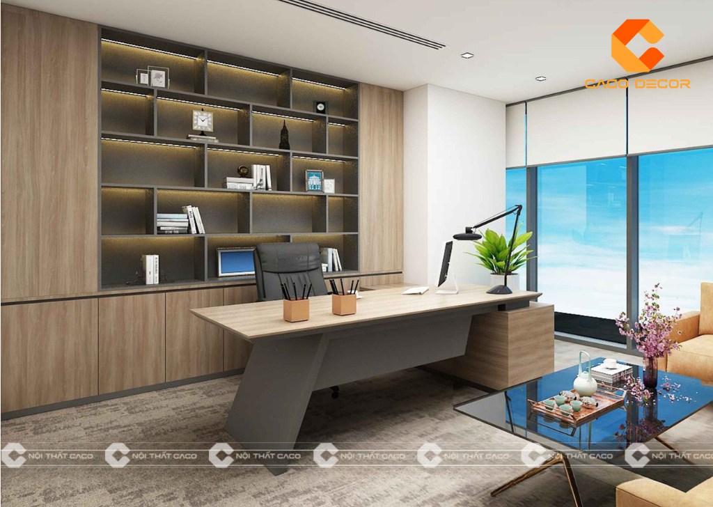 Mẫu nội thất phòng giám đốc tại Nội Thất CaCo mã SP11