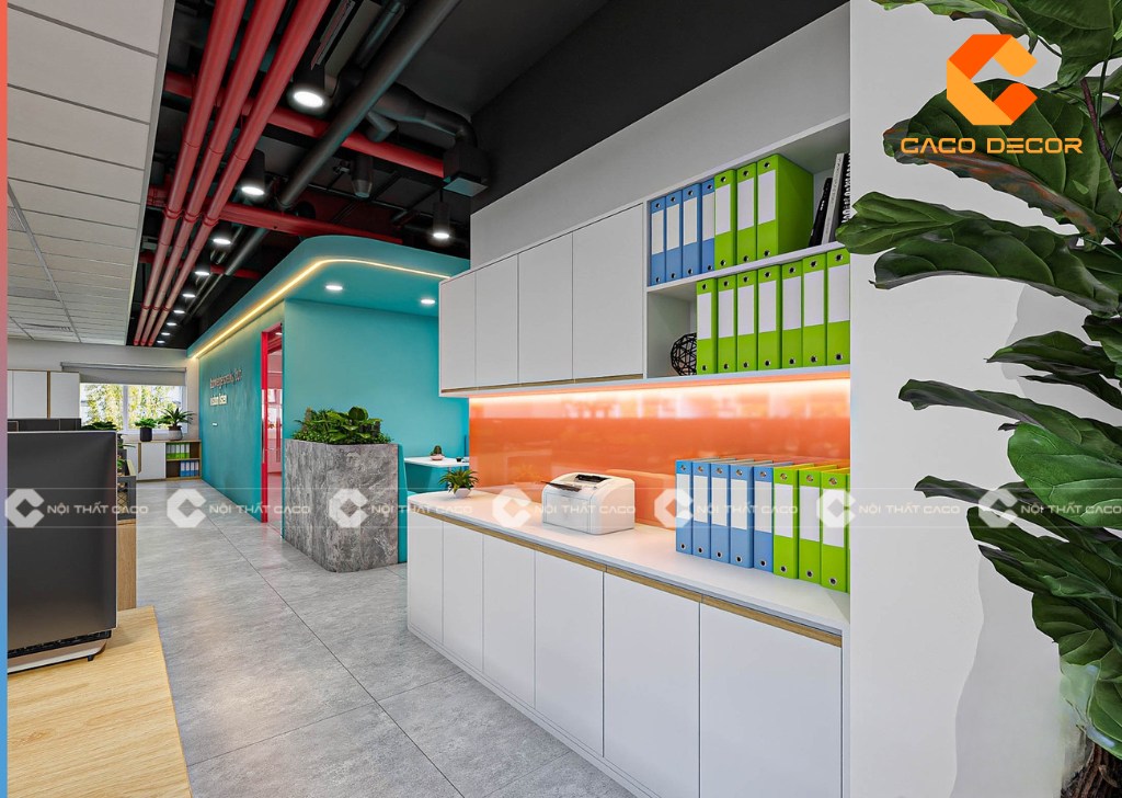 Mẫu nội thất văn phòng hiện đại tại CaCo mã SP10