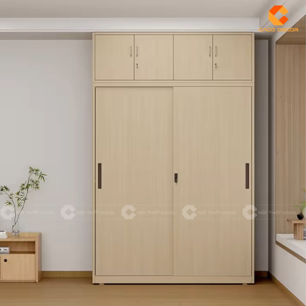25+ Tủ Quần Áo Gỗ Công Nghiệp 2 Cánh Đẹp, Hiện Đại, Giá Rẻ 8