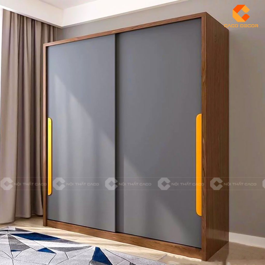 25+ Tủ Quần Áo Gỗ Công Nghiệp 2 Cánh Đẹp, Hiện Đại, Giá Rẻ 10