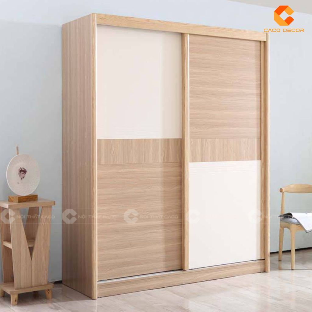 25+ Tủ Quần Áo Gỗ Công Nghiệp 2 Cánh Đẹp, Hiện Đại, Giá Rẻ 18