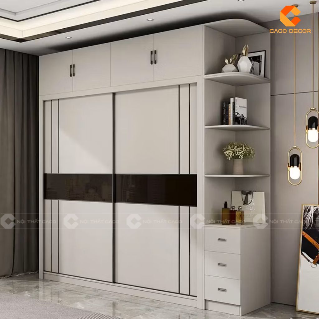 25+ Tủ Quần Áo Gỗ Công Nghiệp 2 Cánh Đẹp, Hiện Đại, Giá Rẻ 20