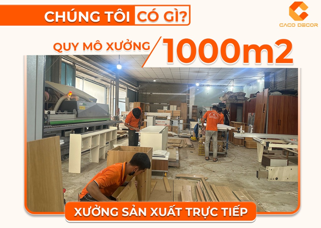 Xưởng sản xuất quy mô 1000m2